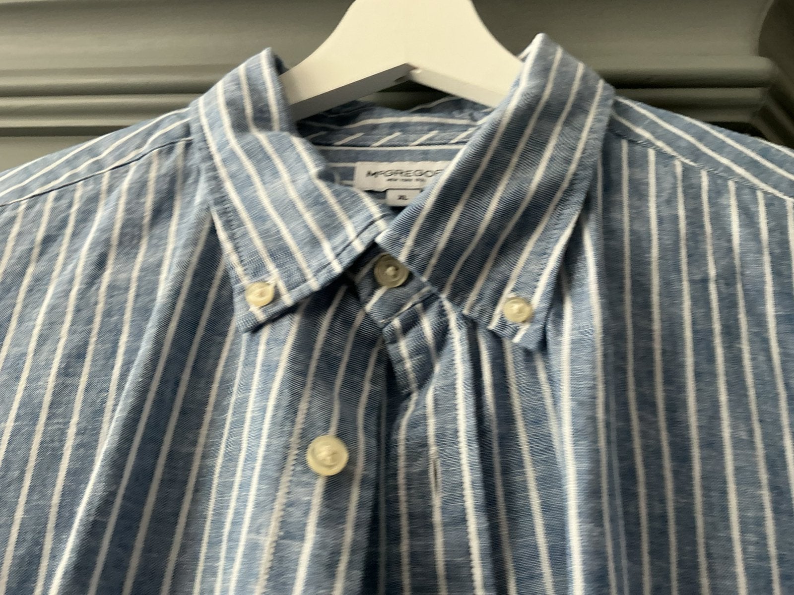 McGREGOR overhemd, Kleding | Heren, Ophalen of Verzenden, Zo goed als nieuw, Blauw, Overhemd