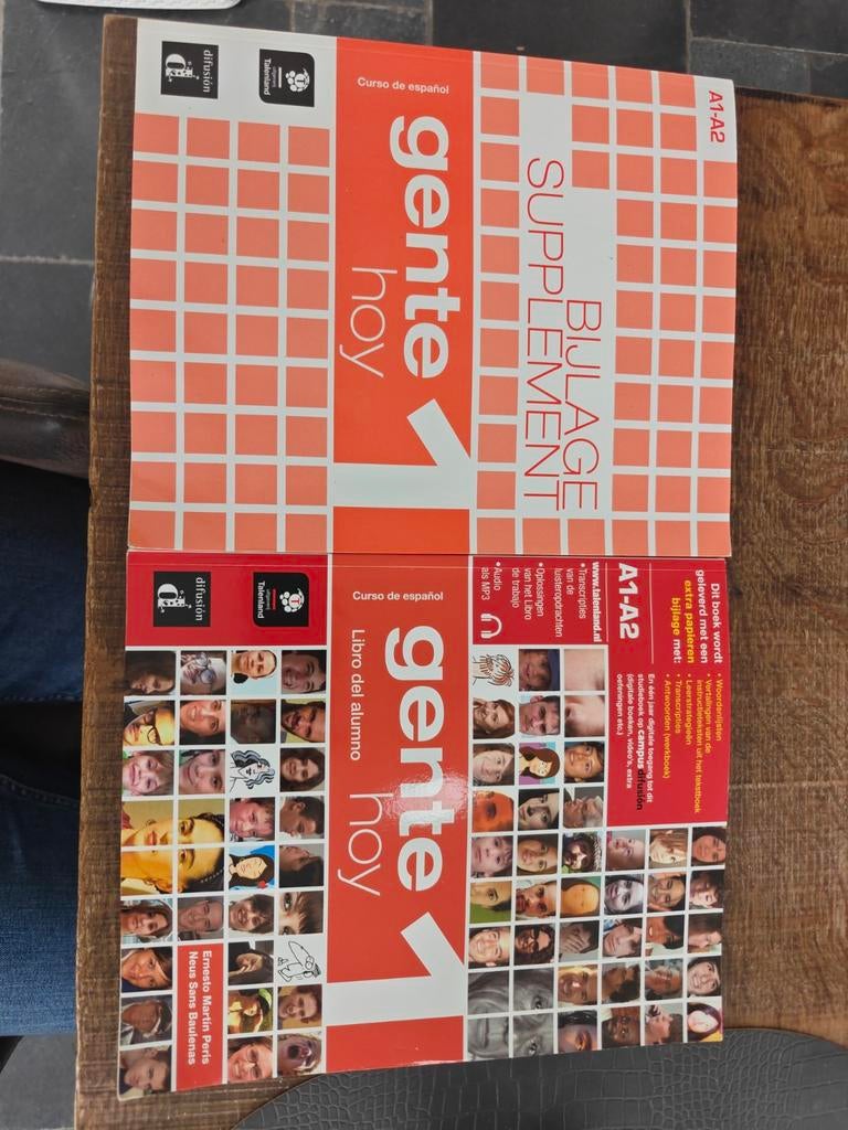 Gente Hoy 1: Spaans leerboek en supplement A1-A2, Boeken, Ophalen of Verzenden, Zo goed als nieuw, Ernesto Martín Peris, Neus Sans Baulenas
