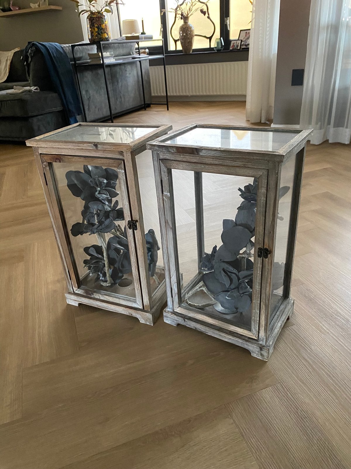 Glazen decoratie., Ophalen, Gebruikt, Glas, Landelijk