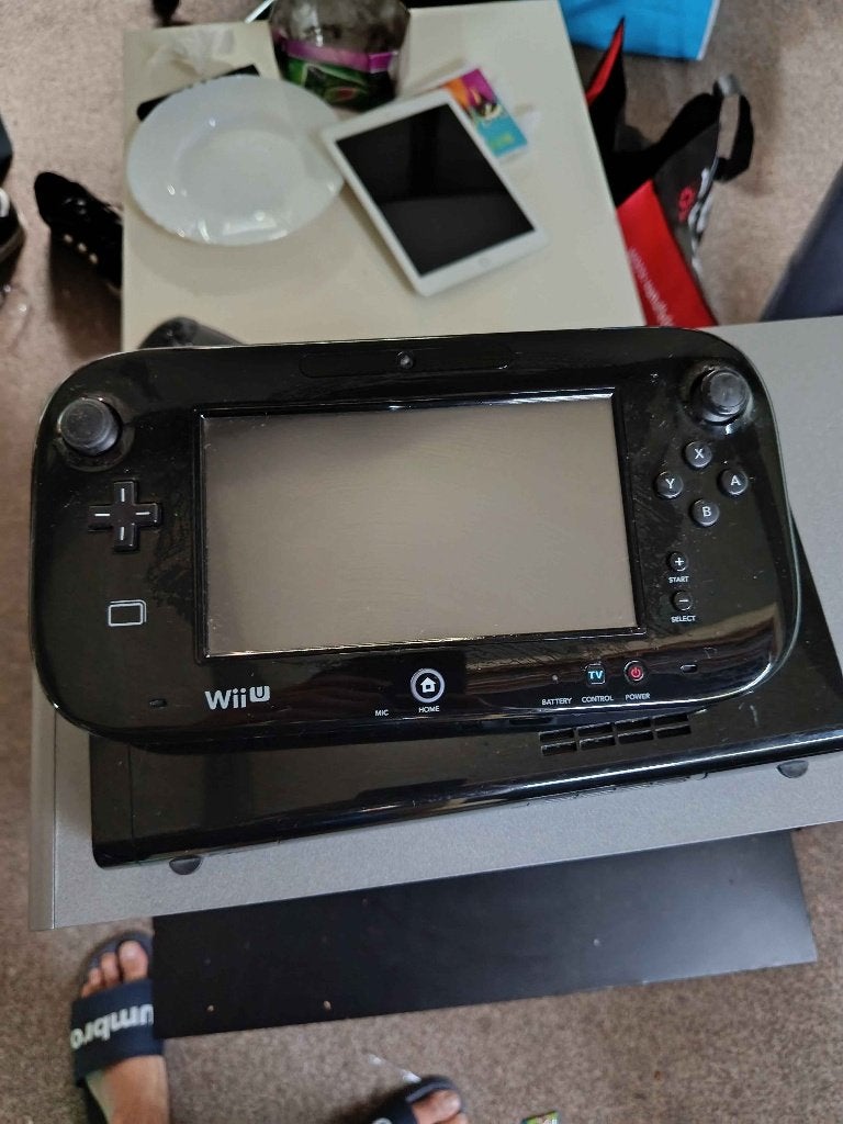 Nintendo Wii U Console + GamePad (Defect), Spelcomputers en Games, Spelcomputers | Nintendo Wii U, Ophalen, Niet werkend, Zonder controller