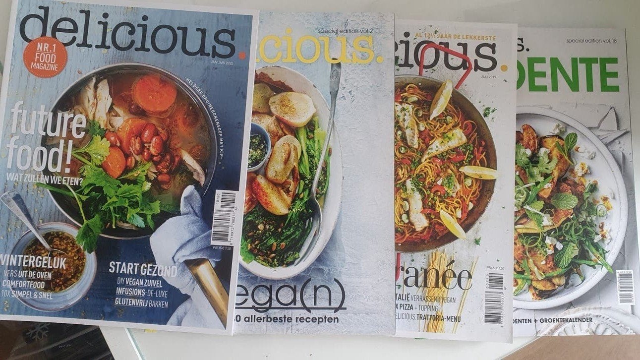 11 Delicious Magazins - incl. 4 extra uitg. van Delicious, Ophalen of Verzenden, Zo goed als nieuw, Overige typen