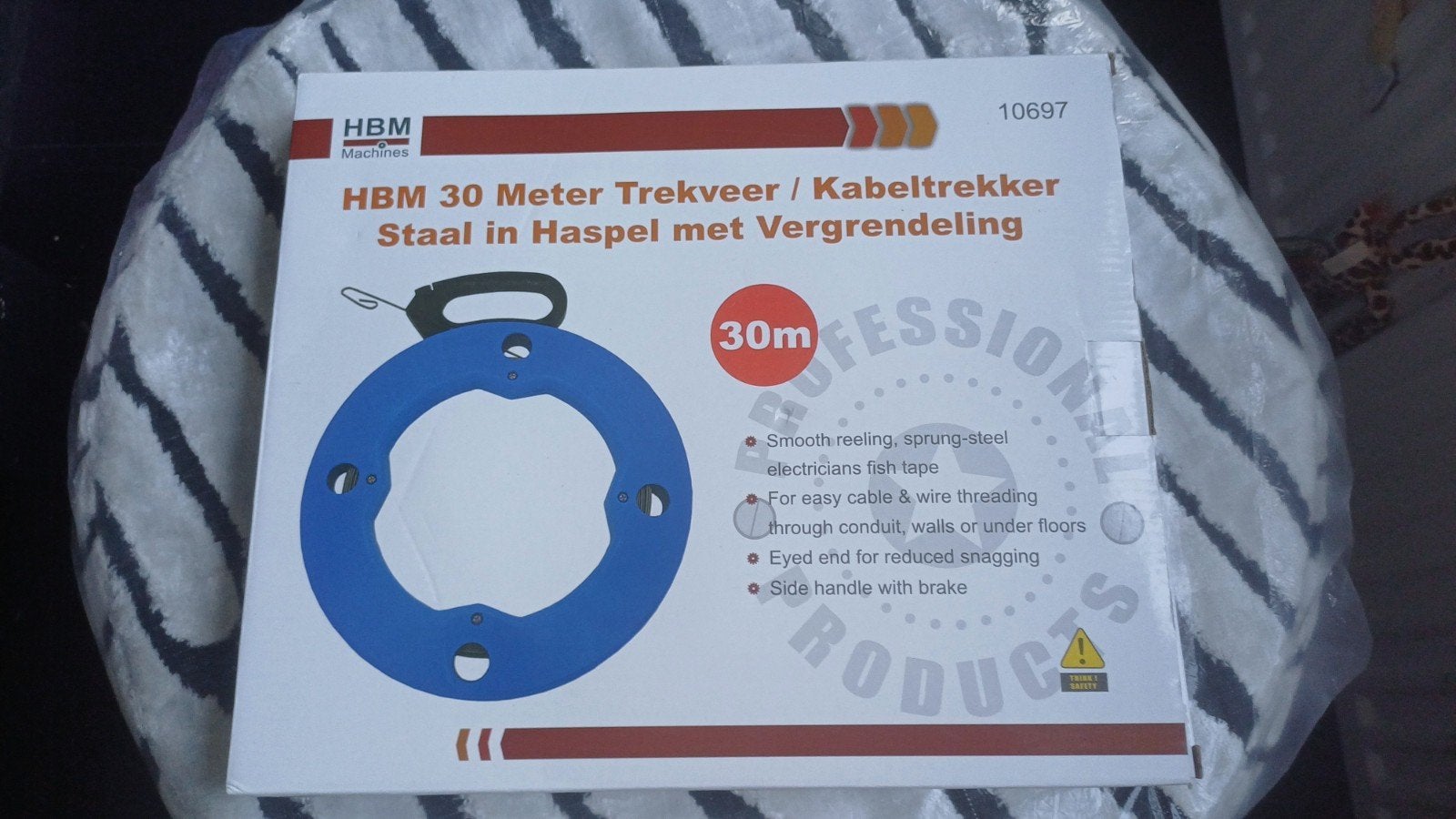 trekveer kabeltrekker HBM 30 meter nieuw in doos, Ophalen of Verzenden, Nieuw, Overige typen, Overige merken