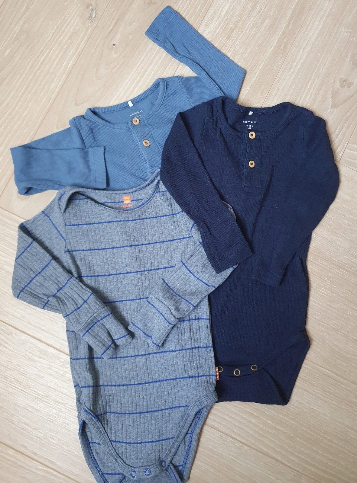 PAKKETJE! Rompers + gratis rompers & pyjama broekjes 80 86, Ophalen of Verzenden, Gebruikt, Maat 80