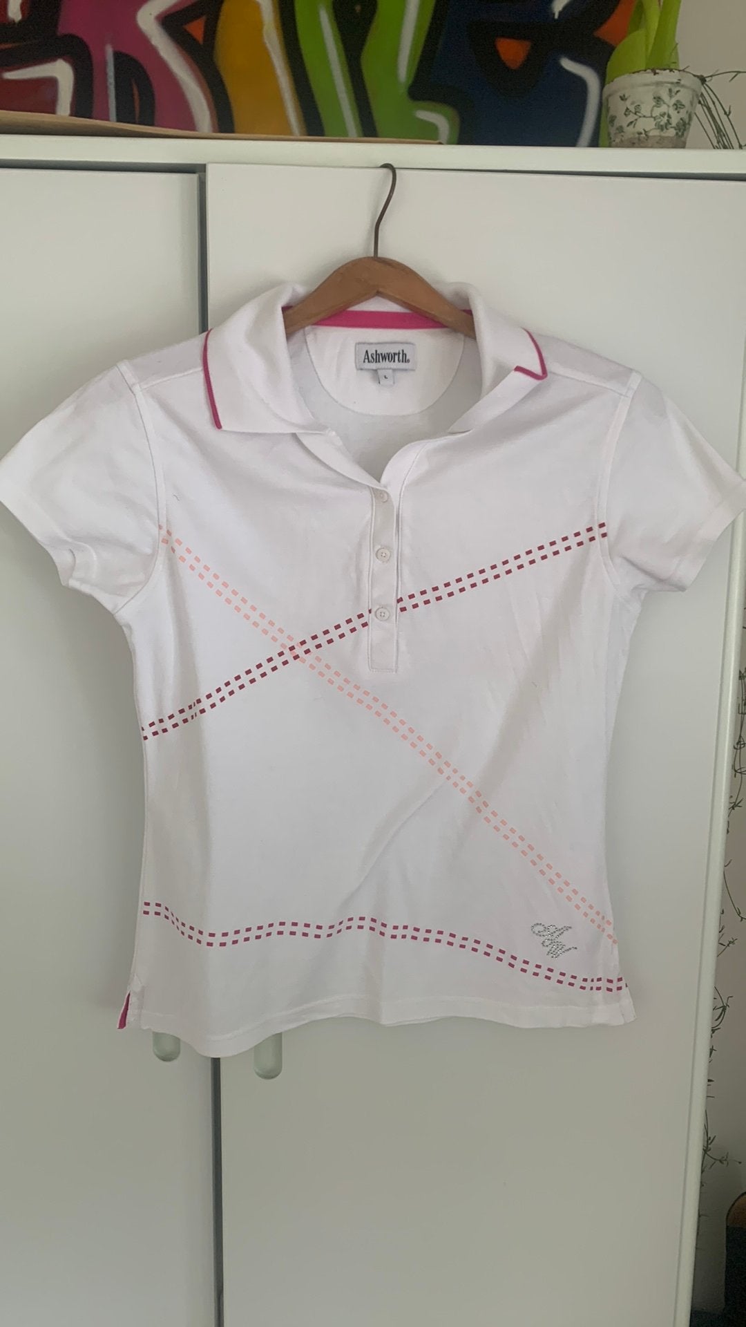 Ashworth golfpolo maat l, Ophalen of Verzenden, Zo goed als nieuw, Kleding