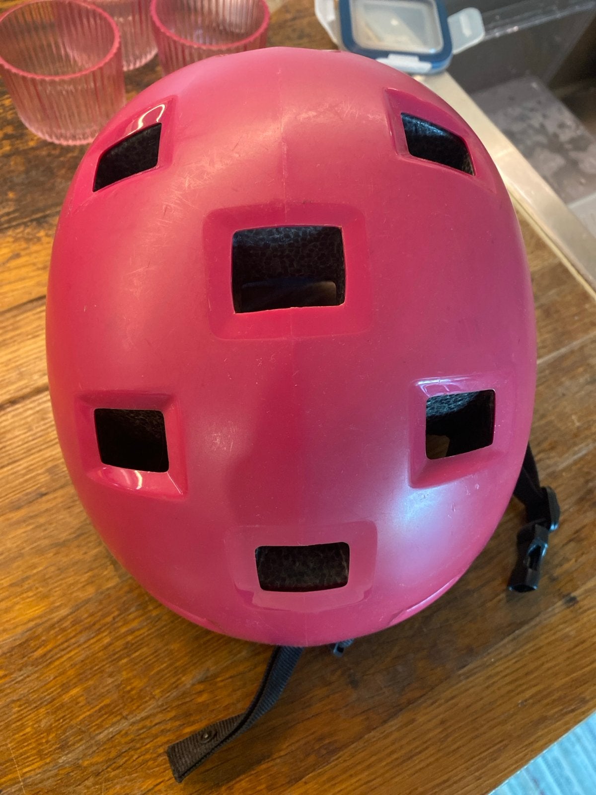 Oxelo Helm Roze Maat S (52-54 cm), Ophalen, Gebruikt, S, Jongen of Meisje