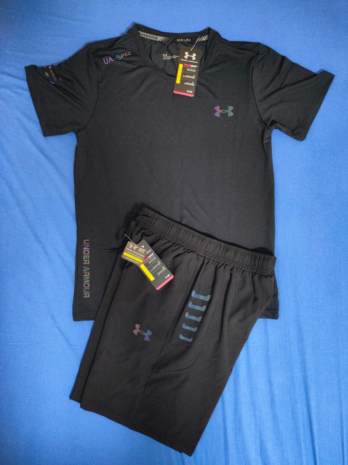 Nieuw Under Armour Set, Fitness, Zwart, Under Armour, Nieuw