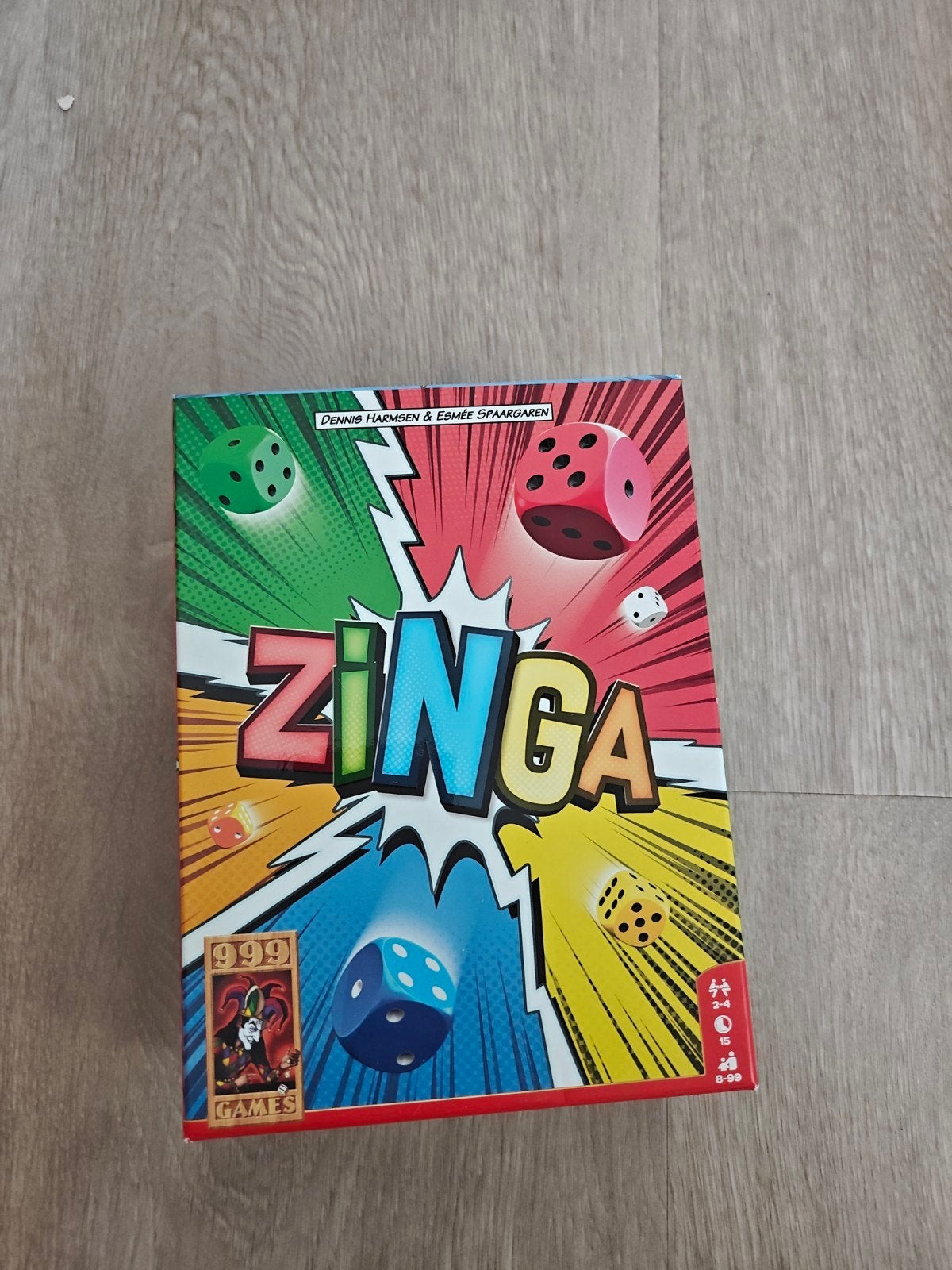 Zinga dobbelspel - Zo goed als nieuw, Ophalen of Verzenden, Zo goed als nieuw, Een of twee spelers, 999 Games