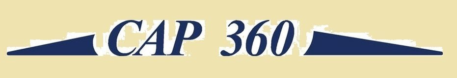 Stickerset (2 stuks) Cap 360 (Jeanneau). € 24,95 per set, Watersport en Boten, Ophalen of Verzenden, Nieuw, Overige typen