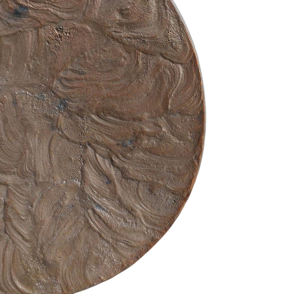 Bronzen wandbord, wandtegel, Ophalen of Verzenden