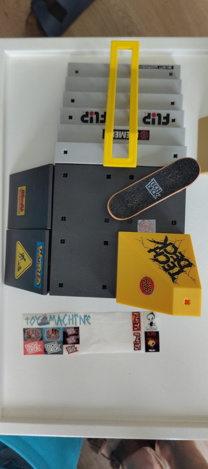 Tech Deck Fingerboard Skateboard Set met Ramps en Stickers, Ophalen of Verzenden