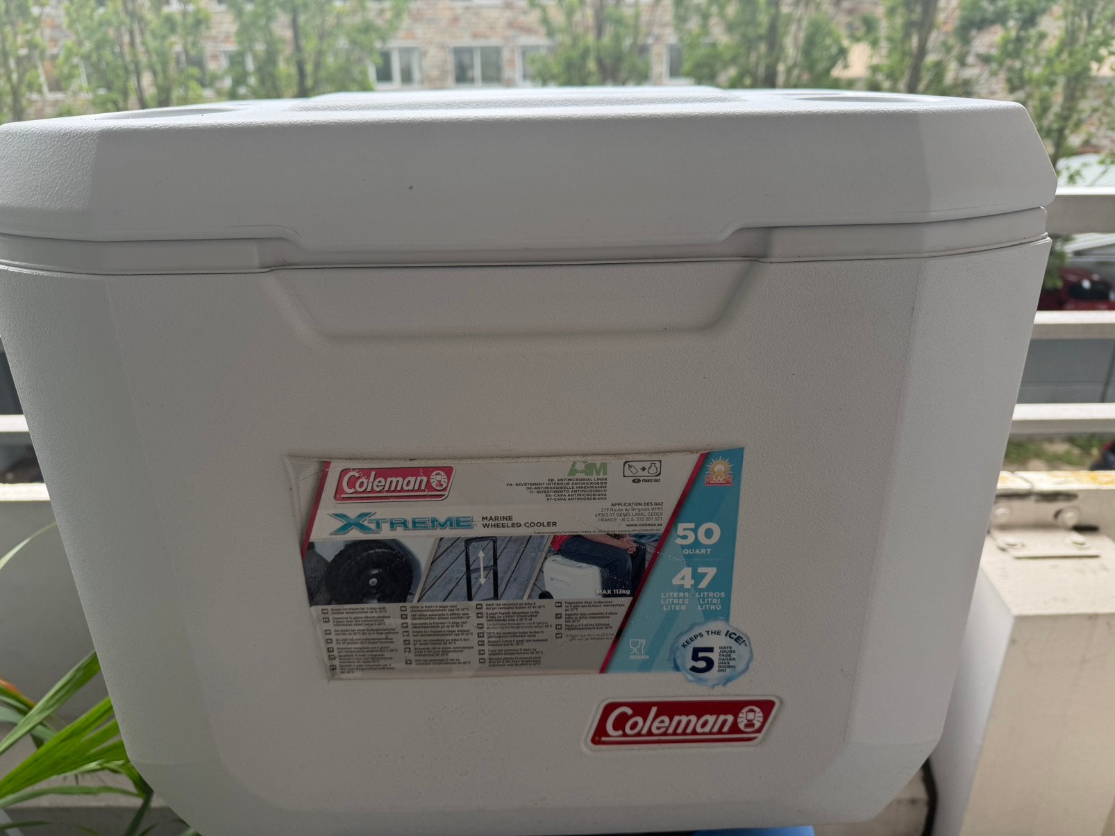 Coleman xtreme koelbox Q50, Caravans en Kamperen, Koelboxen, Ophalen, Koelelement