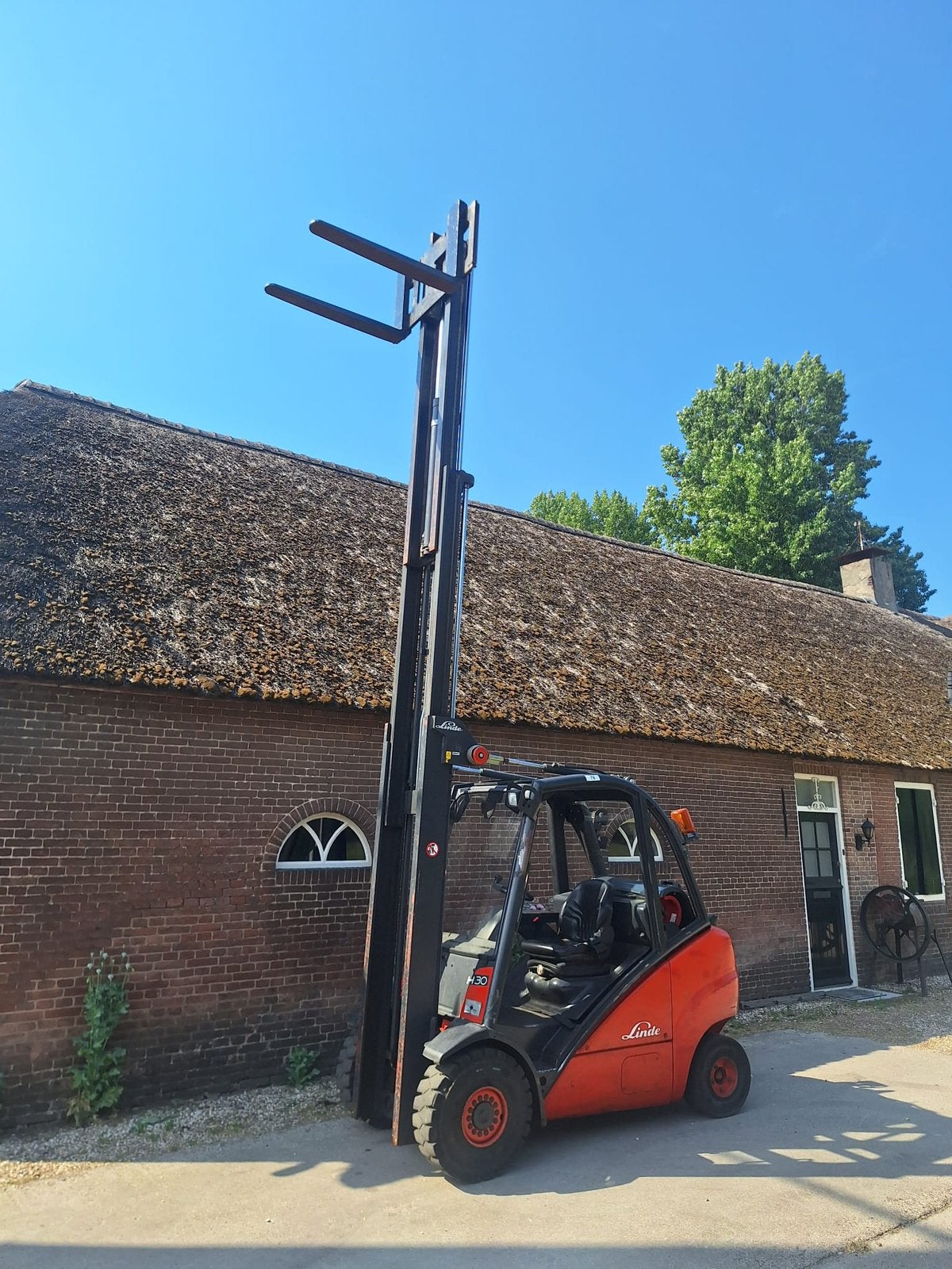 Linde h30 freelift-triplo 540cm 3000kg 3e functie✅, 2000 tot 3000 kg, Ophalen of Verzenden, LPG, Heftruck