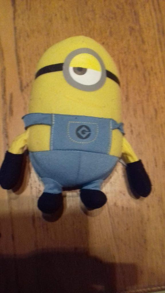 knuffel minion, Gebruikt, Overige typen, Ophalen of Verzenden, Geel