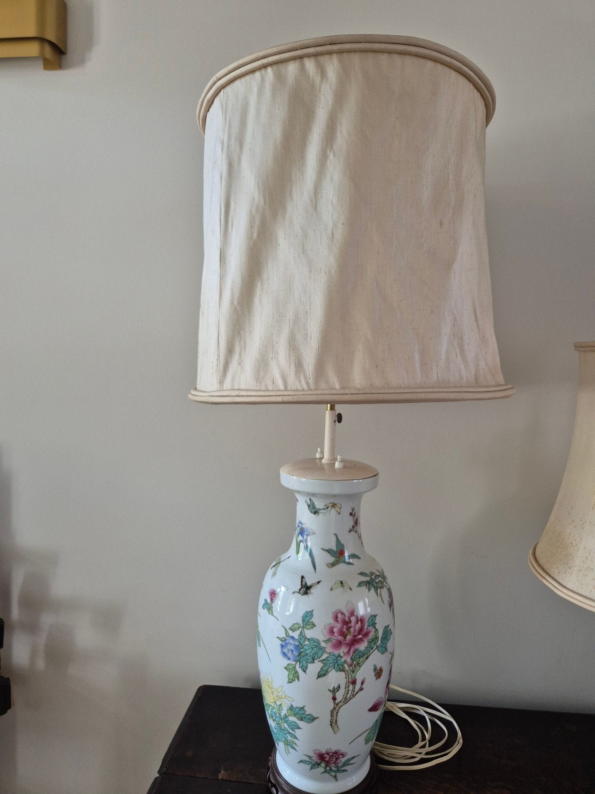 prachtige chineze tafellamp, 100 cm hoog, Huis en Inrichting, Lampen | Tafellampen, Ophalen, Gebruikt, 100 cm, Vintage