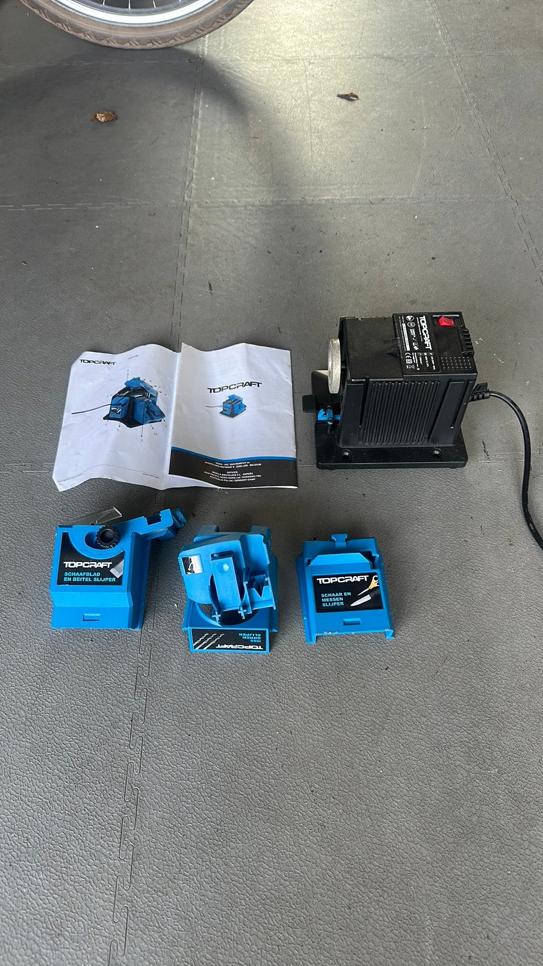 Topcraft multifunctionele slijpmachine TMFS-96, Ophalen of Verzenden, Zo goed als nieuw, Minder dan 700 watt, Overige typen