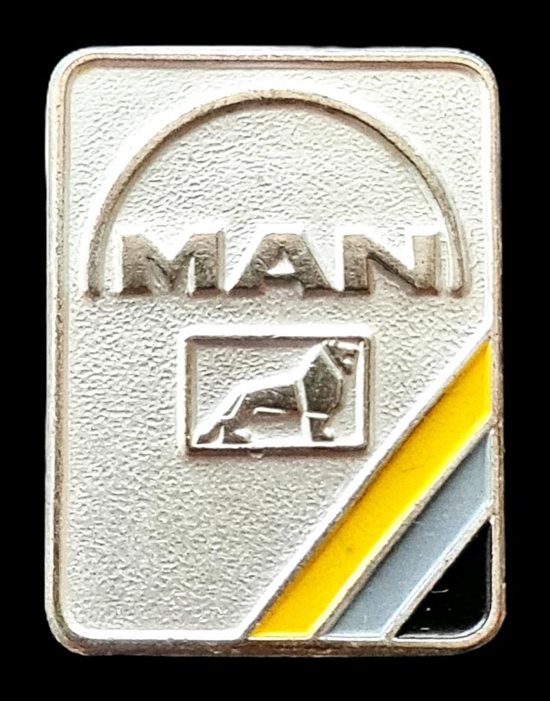 MAN speld geel-grijs-zwart, Verzenden, Nieuw, Transport, Speldje of Pin