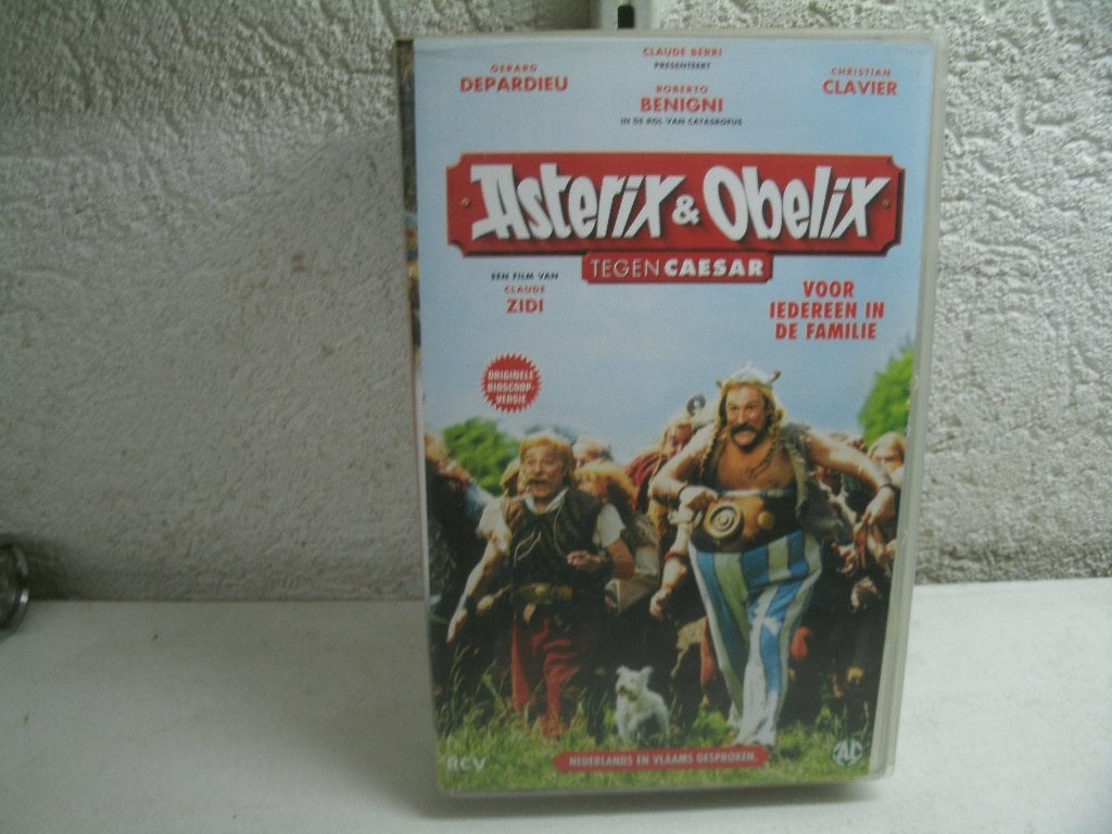 vhs 196a asterix & obelix tegen caesar ned enn vlaams, Alle leeftijden, Ophalen of Verzenden, Gebruikt