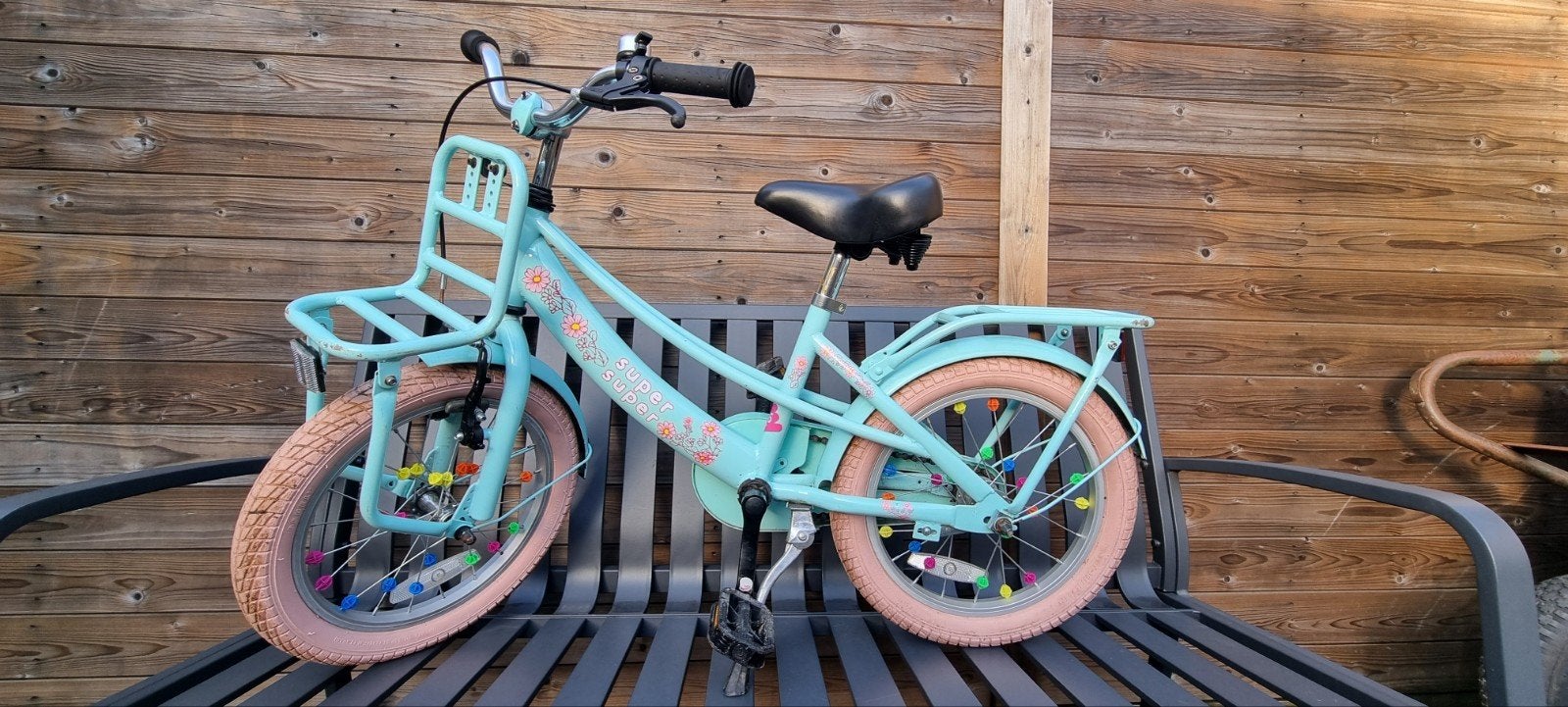Meisjes fiets mintgroen 16inch, Ophalen
