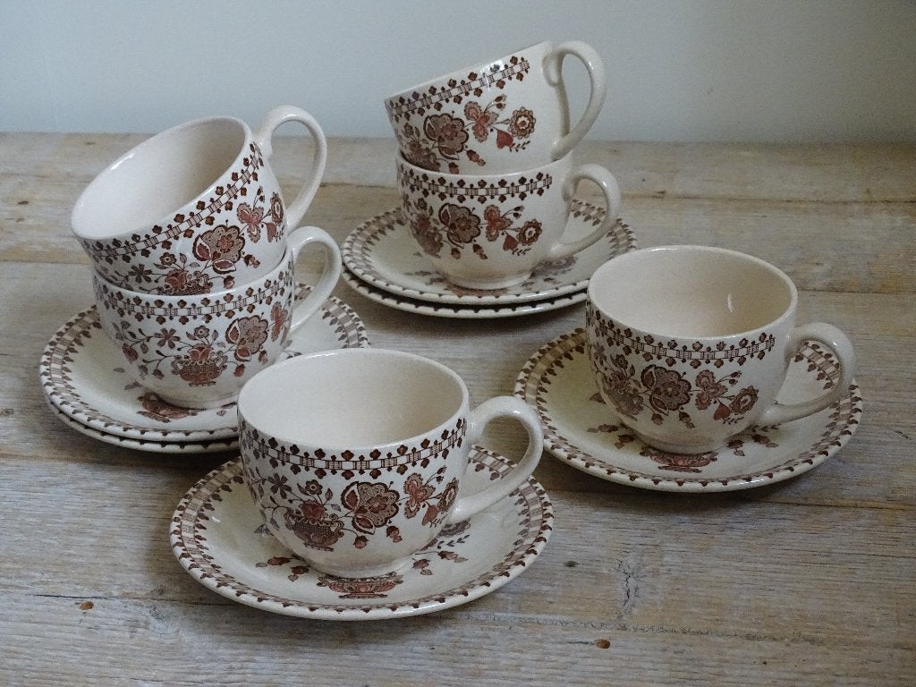 Servies, Johnson Bros, OLD GRANITE, als nieuw, Ophalen of Verzenden
