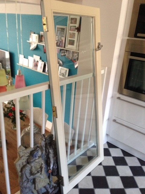 Hardhouten Raam nieuw dubbel glas, Doe-het-zelf en Verbouw, Glas en Ramen, Minder dan 80 cm, Overige typen, Nieuw, Ophalen of Verzenden
