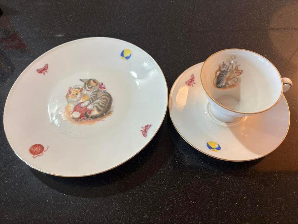 Spenzo vintage ontbijtset 1930-1940, Antiek en Kunst, Ophalen of Verzenden