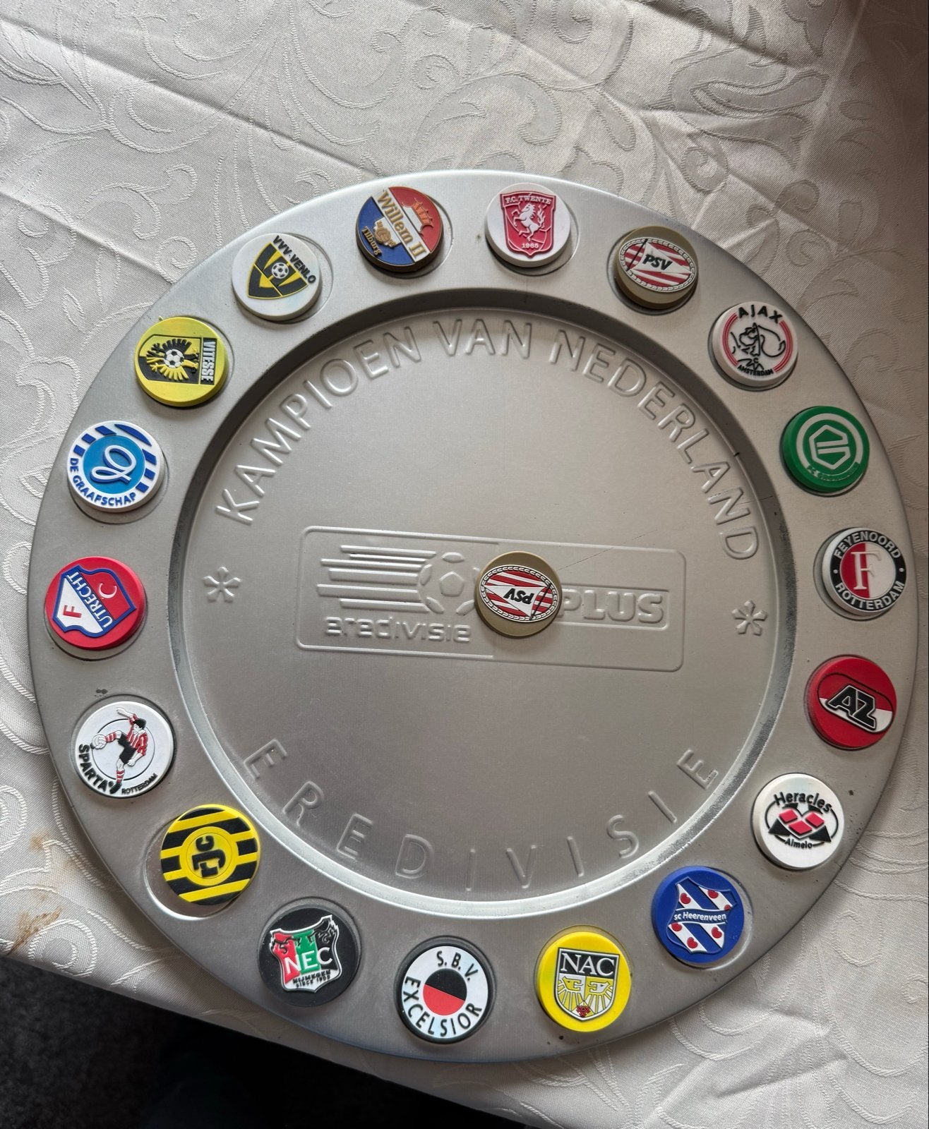 Eredivisie Kampioen van Nederland Schaal met Magneetjes, Ophalen of Verzenden, Gebruikt, Overige binnenlandse clubs, Overige typen