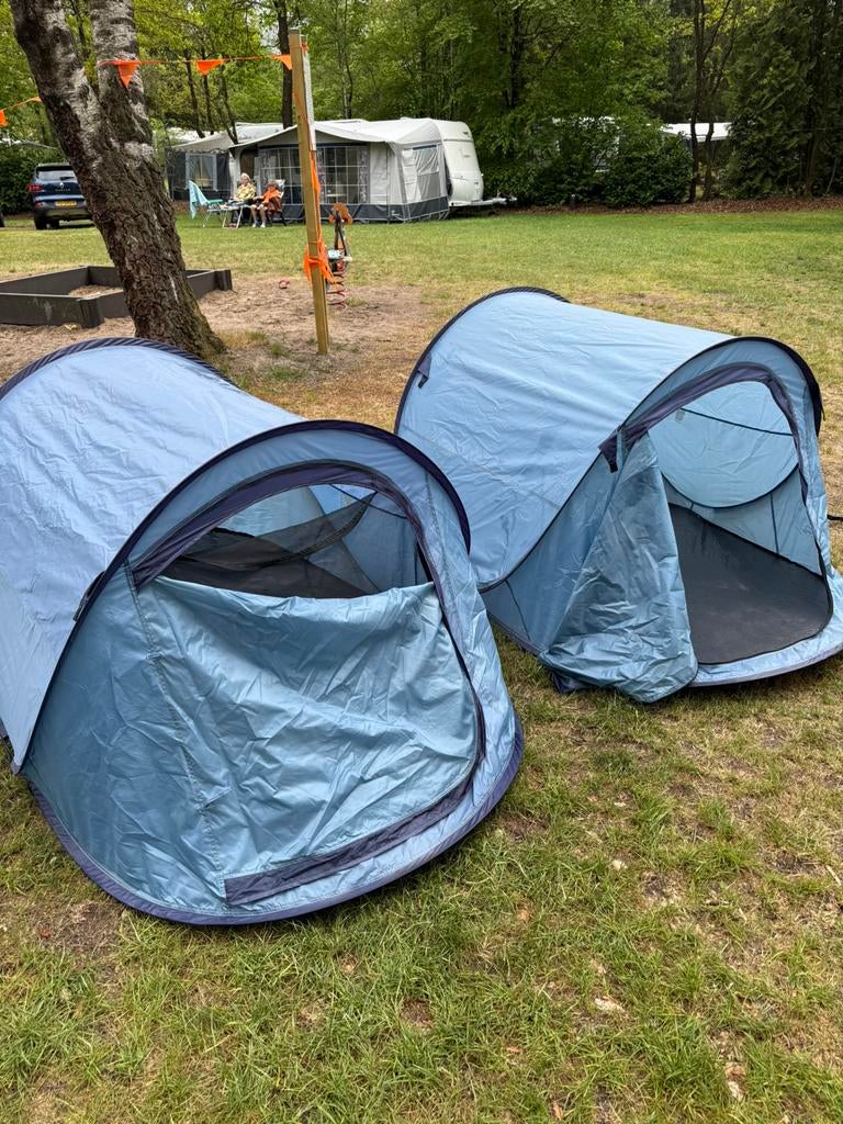 Pop up tent, Caravans en Kamperen, Tenten, Ophalen, Zo goed als nieuw, Tot en met 2