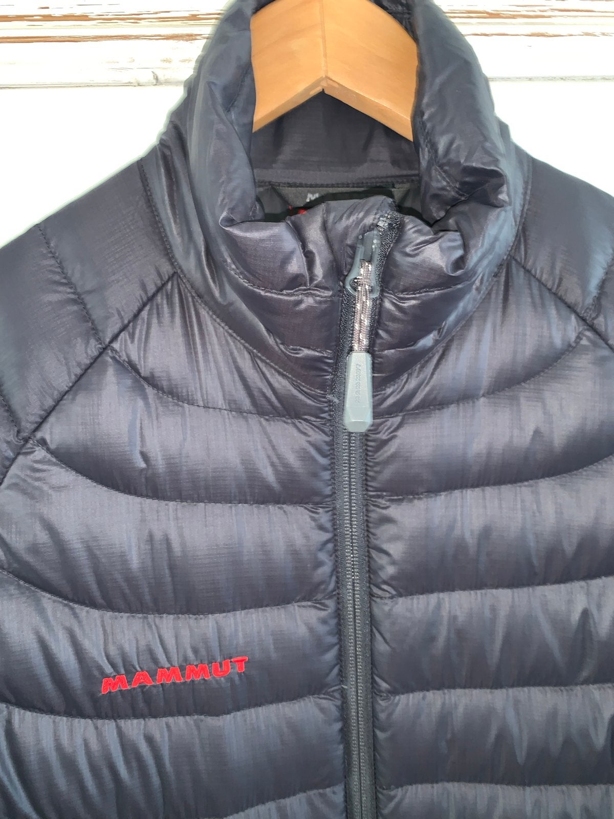 Mammut donsjack heren - Maat S - Zo goed als nieuw, Ophalen of Verzenden, Zo goed als nieuw, Maat 46 (S) of kleiner, Zwart
