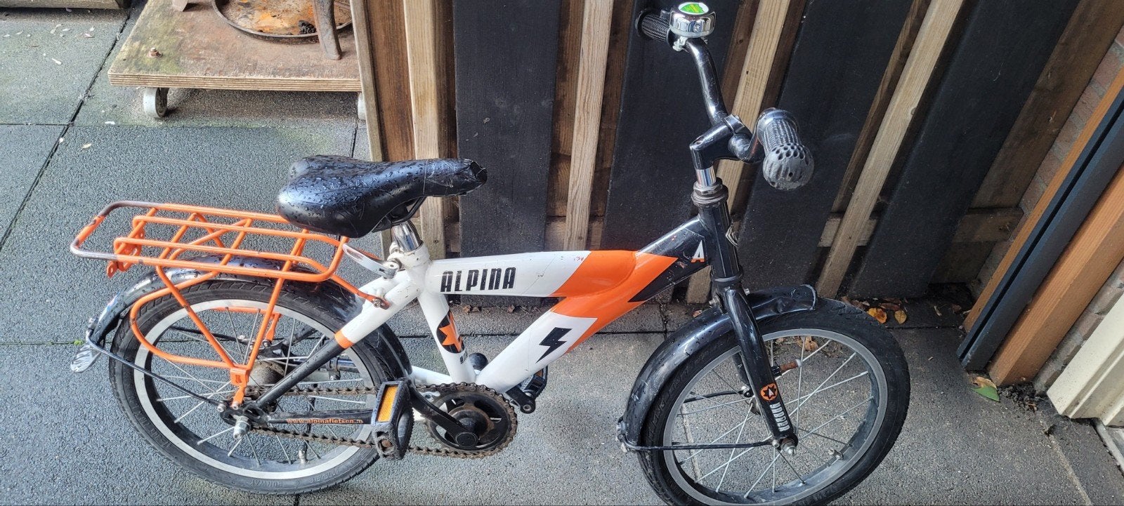 Alpina kinderfiets 16 inch - Gebruikt, Ophalen, Terugtraprem, Gebruikt, Alpina