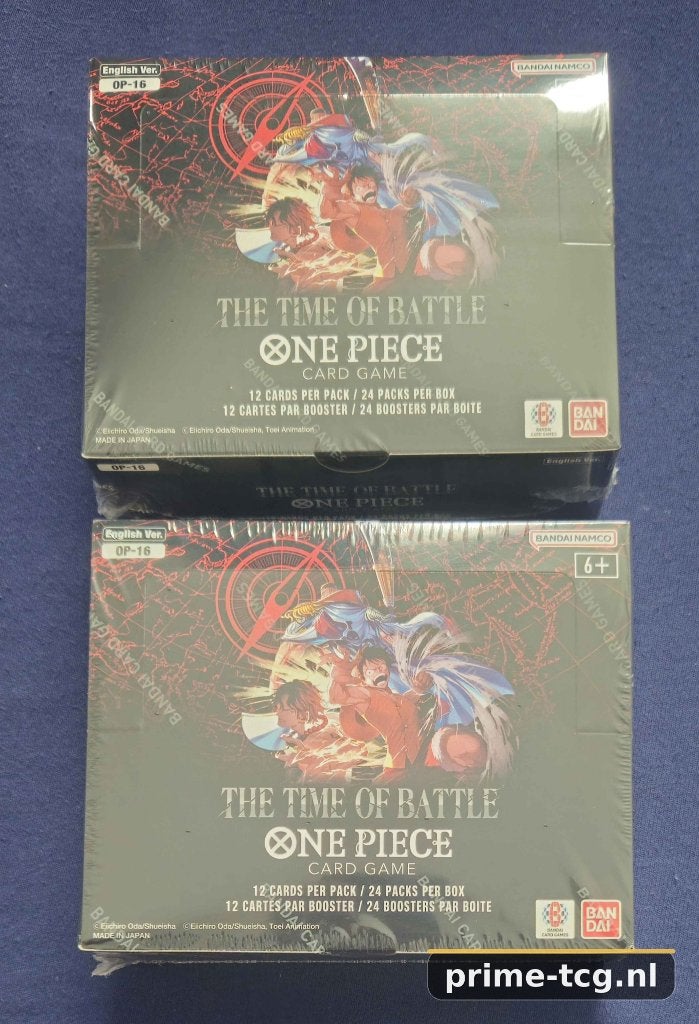 One Piece OP-16 – The Time of Battle Booster Box, Ophalen, Nieuw, Boosterbox, Foil