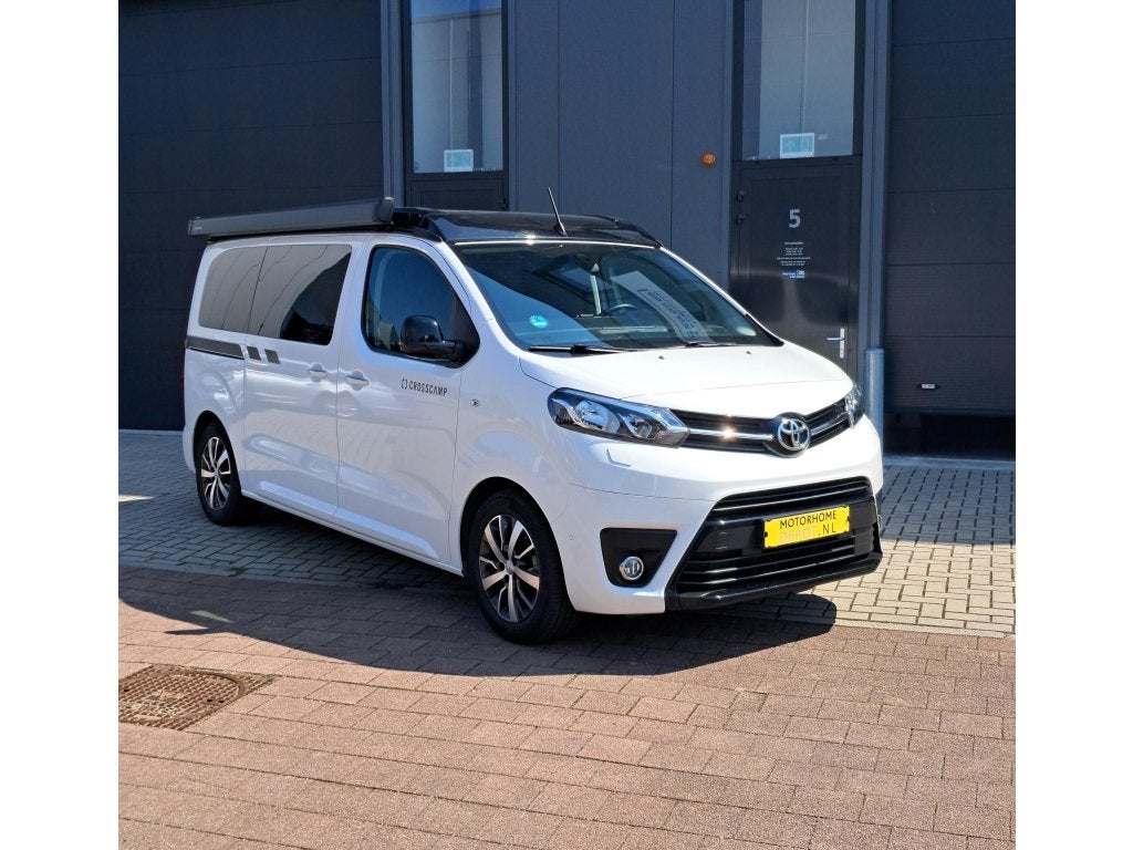 Dethleffs Crosscamp Flex Toyota van 1ste eigenaar, Caravans en Kamperen, Campers, Bedrijf, Diesel, 4 tot 5 meter, Achteruitrijcamera