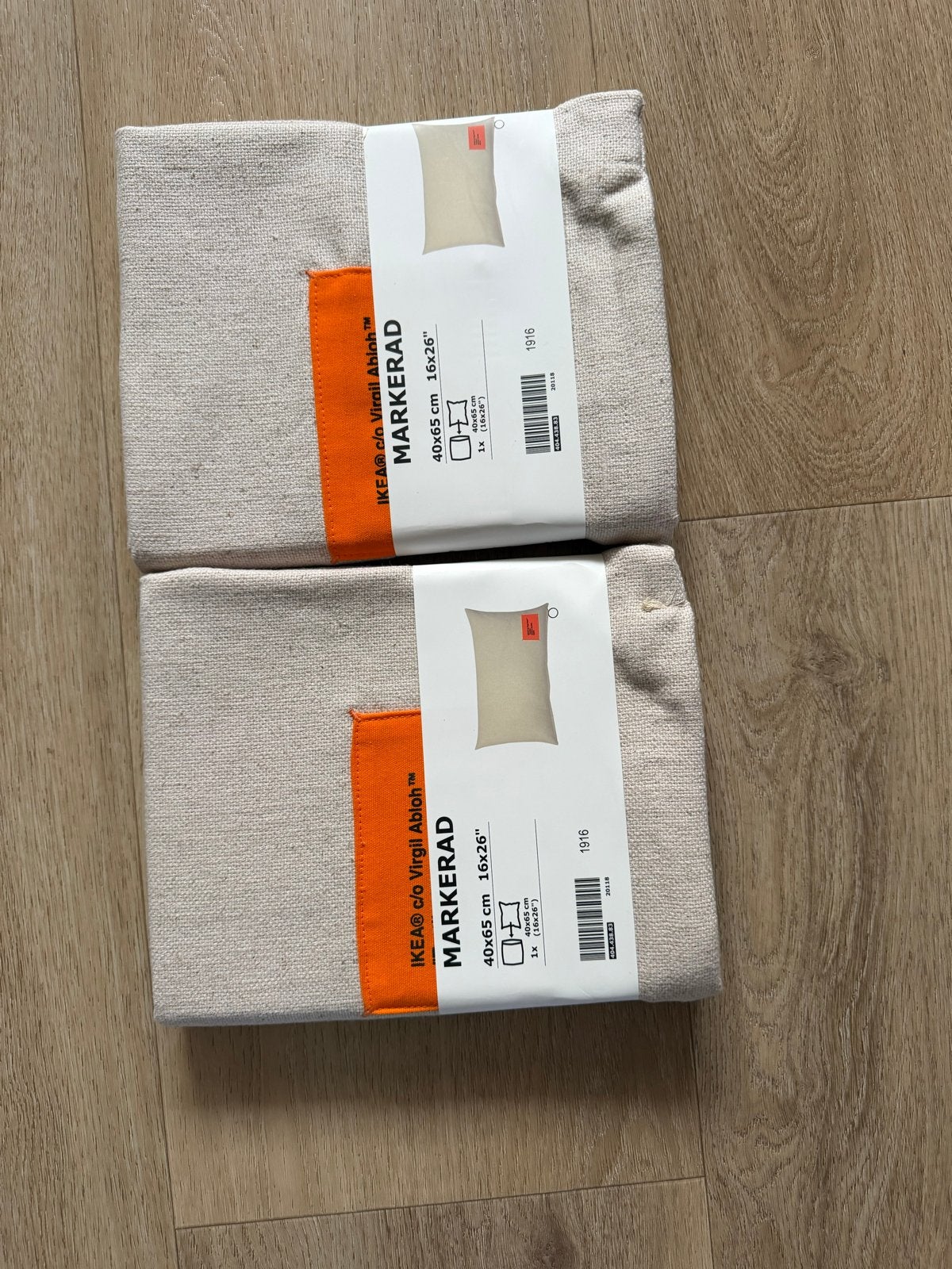 IKEA MARKERAD x Virgil Ablih Off-White 40x65 cm - Nieuw, Beige, IKEA, Kussenhoes, Nieuw