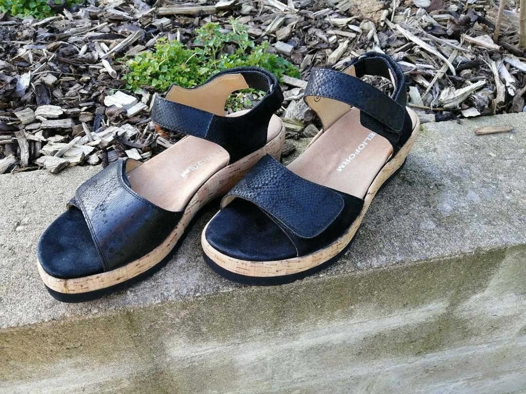 Helioform zwarte dames sandalen, Ophalen, Zwart, Nieuw, Sandalen of Muiltjes