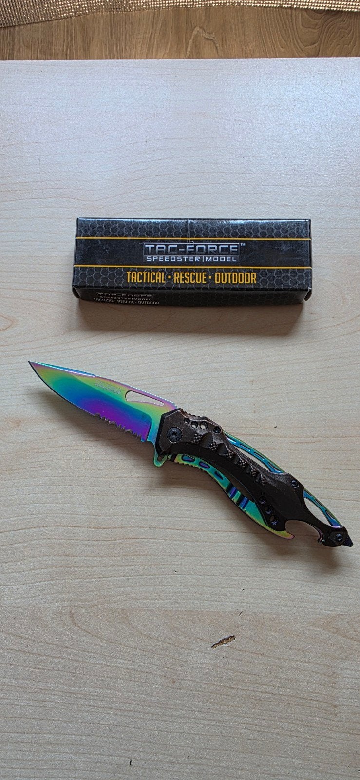 Tac Force Zakmes Rainbow - Tactical Rescue Outdoor, Ophalen of Verzenden, Zo goed als nieuw
