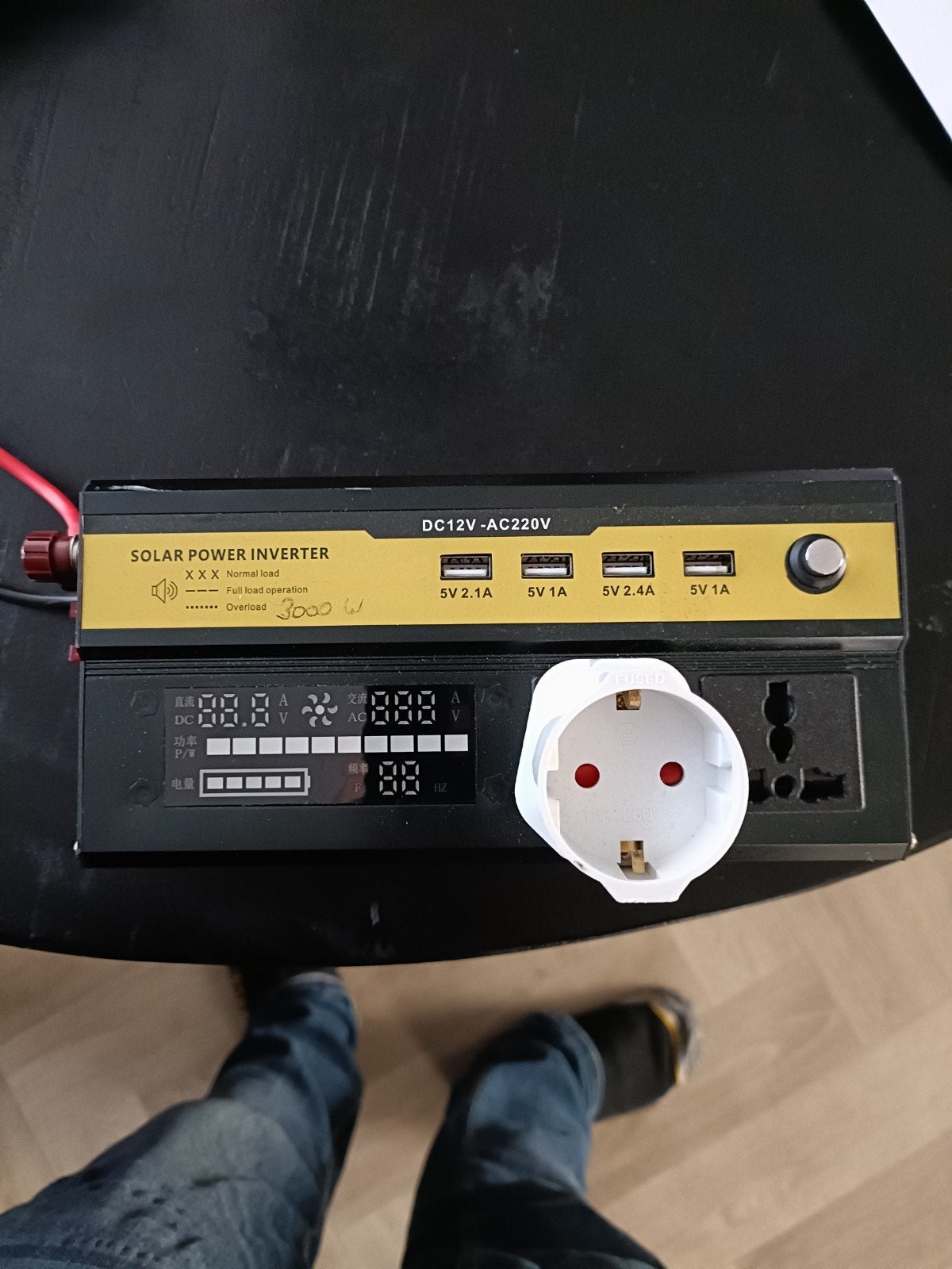 3000W Solar Power Omvormer werkt ook als gewoon omvormer, Ophalen of Verzenden, Gebruikt, Overige typen