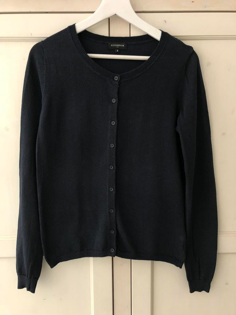 Donker blauw dames vest Silvercreek maat S, Ophalen of Verzenden, Gedragen, Maat 36 (S), Blauw