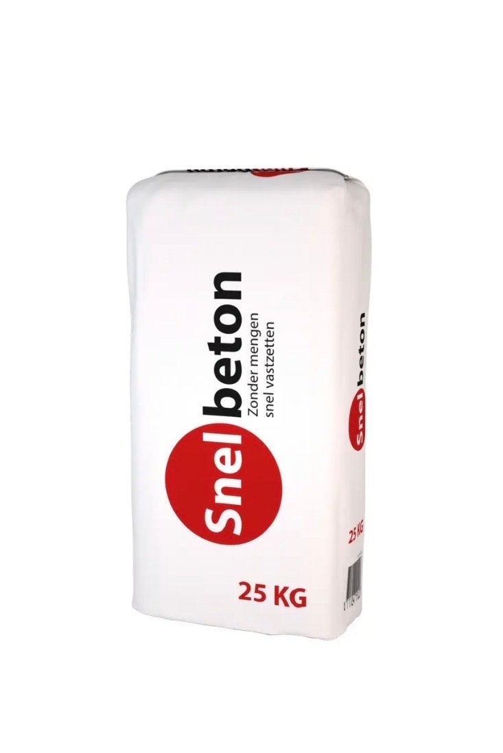 4 zakken Snelbeton 25KG - Nieuw en ongebruikt, Doe-het-zelf en Verbouw, Overige Doe-het-zelf en Verbouw, Ophalen, Nieuw