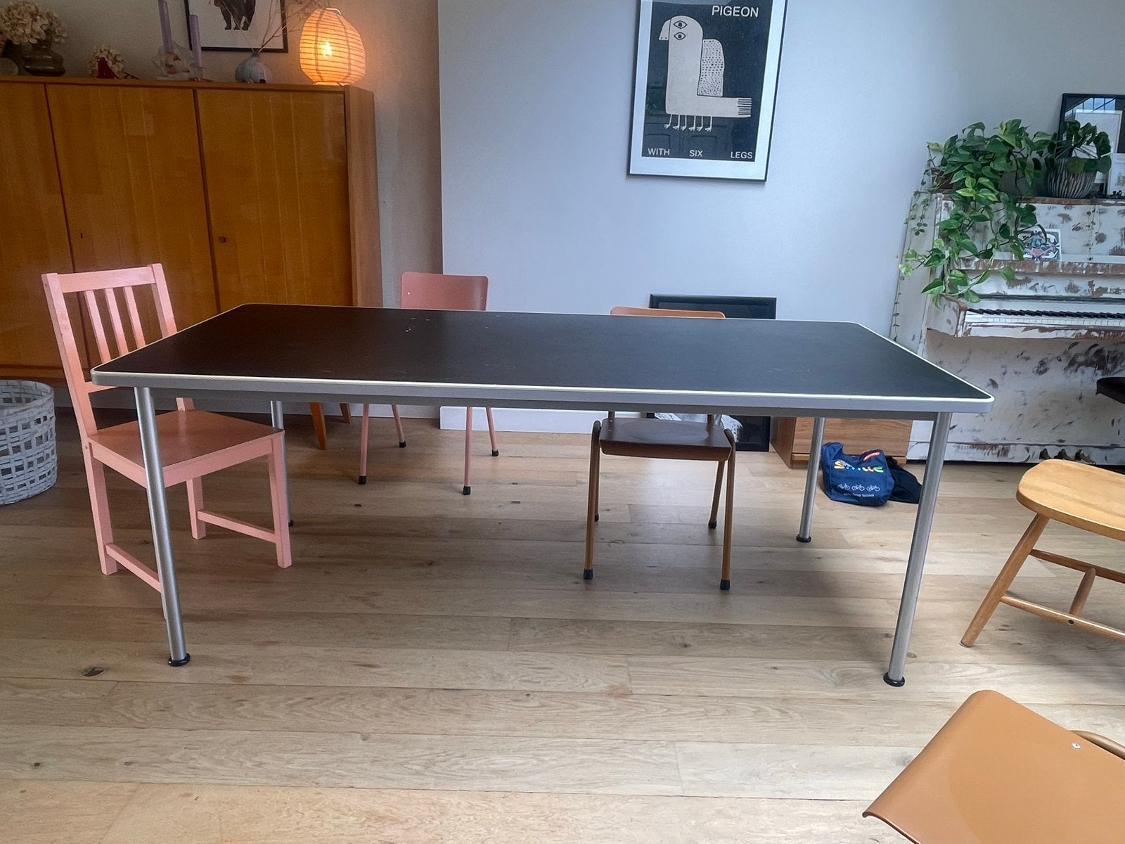 Vintage Gispen eettafel, ontwerp W.H. Gispen, Ophalen