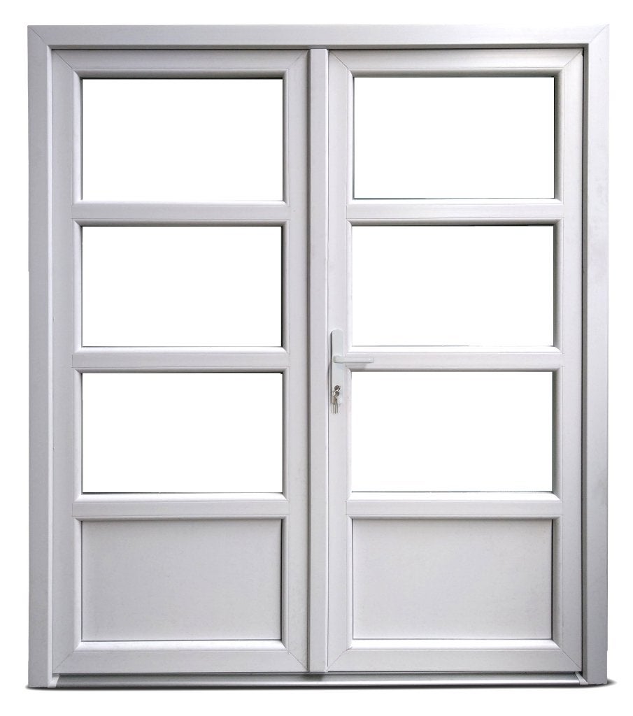 Kunststof | Dubbele Deur 3/4 Glas | Op Maat | Kleur En, Niet ingevuld, Kunststof, Niet ingevuld, Nieuw