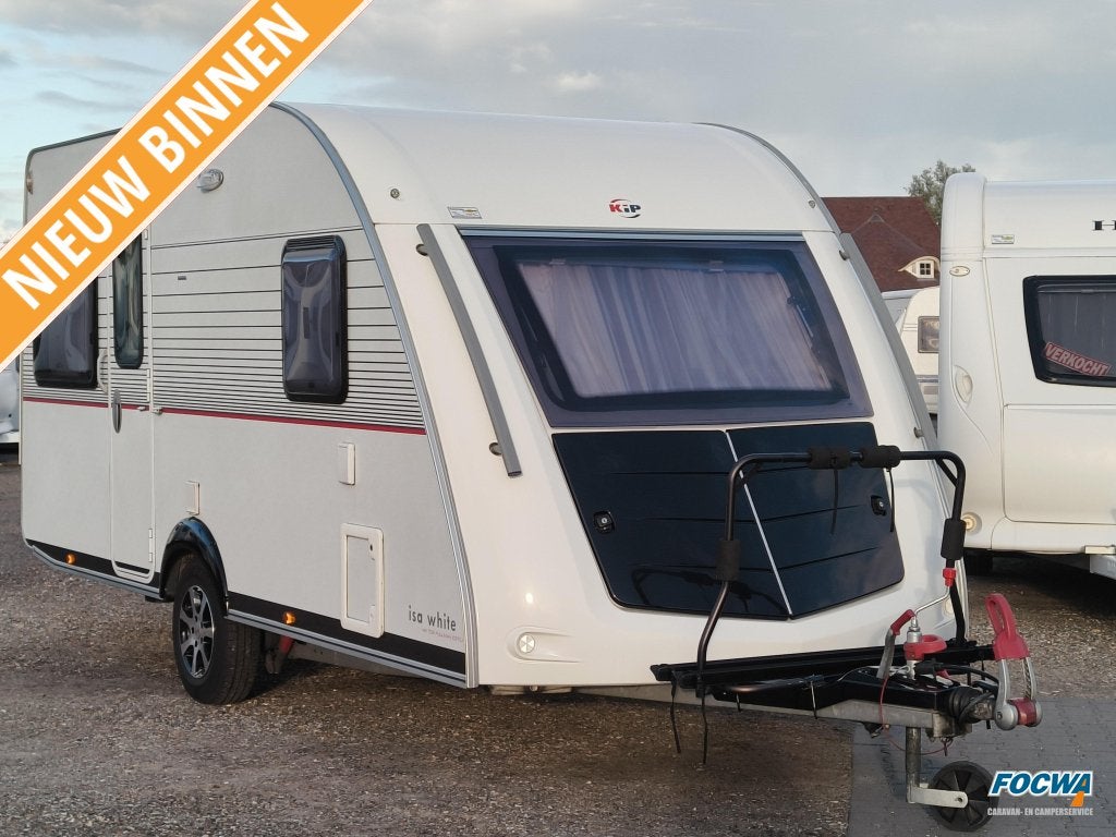 Kip Isa White 44 TDB Fransbed Zit Unico Verona, Caravans en Kamperen, Standaardzit, Kip, Bedrijf, 4 tot 5 meter