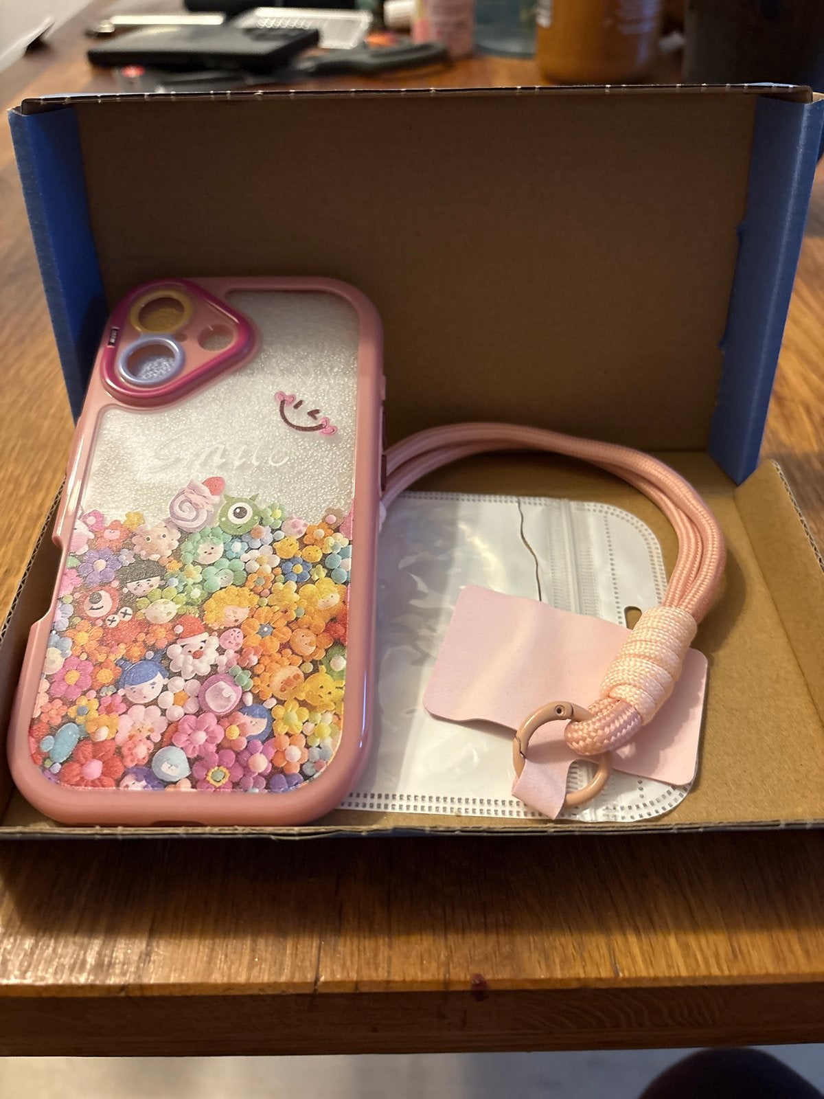 Nieuw! iPhone 16 case GRATIS, Met koord, Nieuw, Hoesje of Tasje, Roze