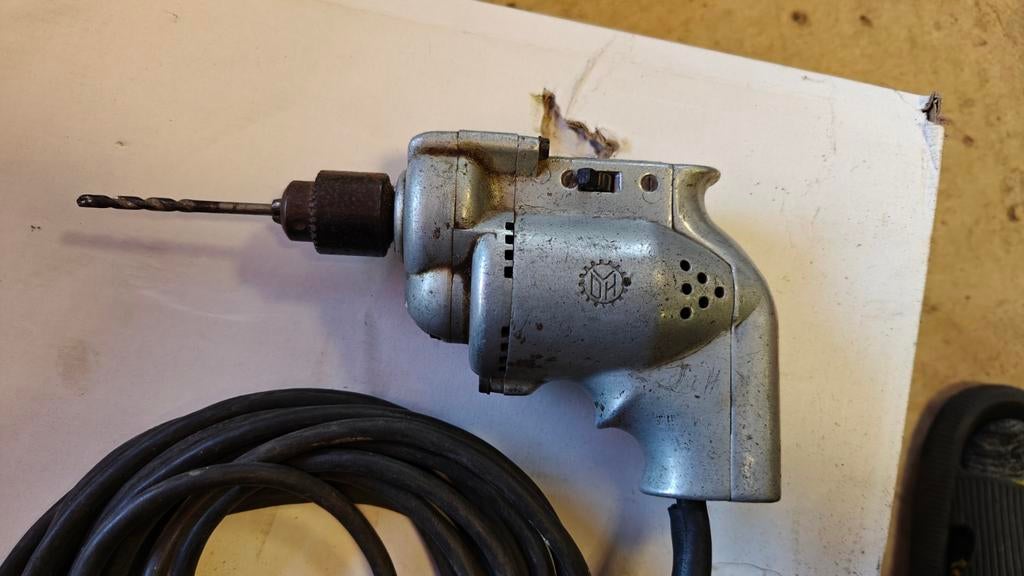 Antieke Boormachine van der Heem - Vintage Gereedschap, Antiek en Kunst, Ophalen of Verzenden