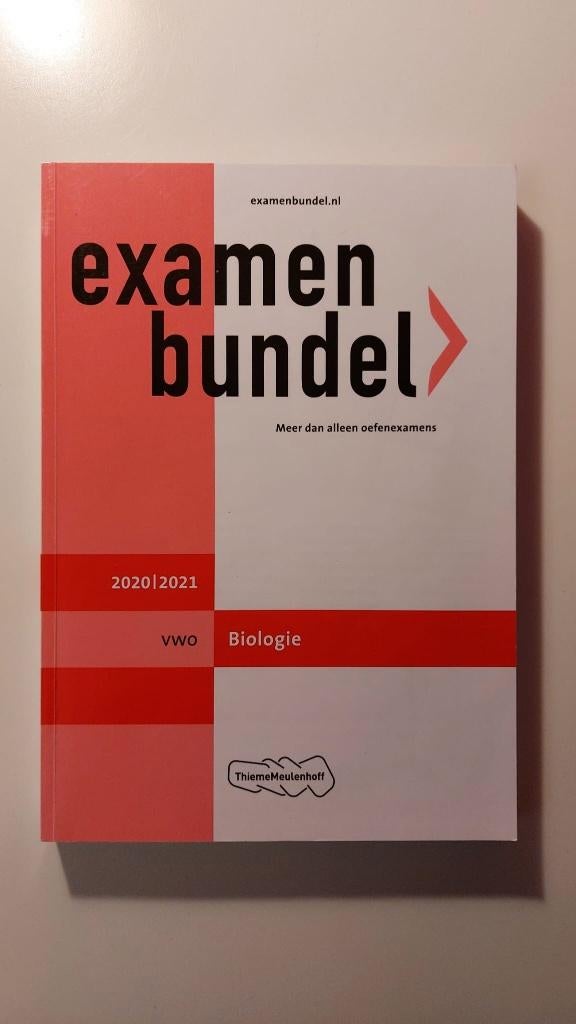 Examenbundel Biologie VWO, Ophalen, Zo goed als nieuw, VWO, Biologie