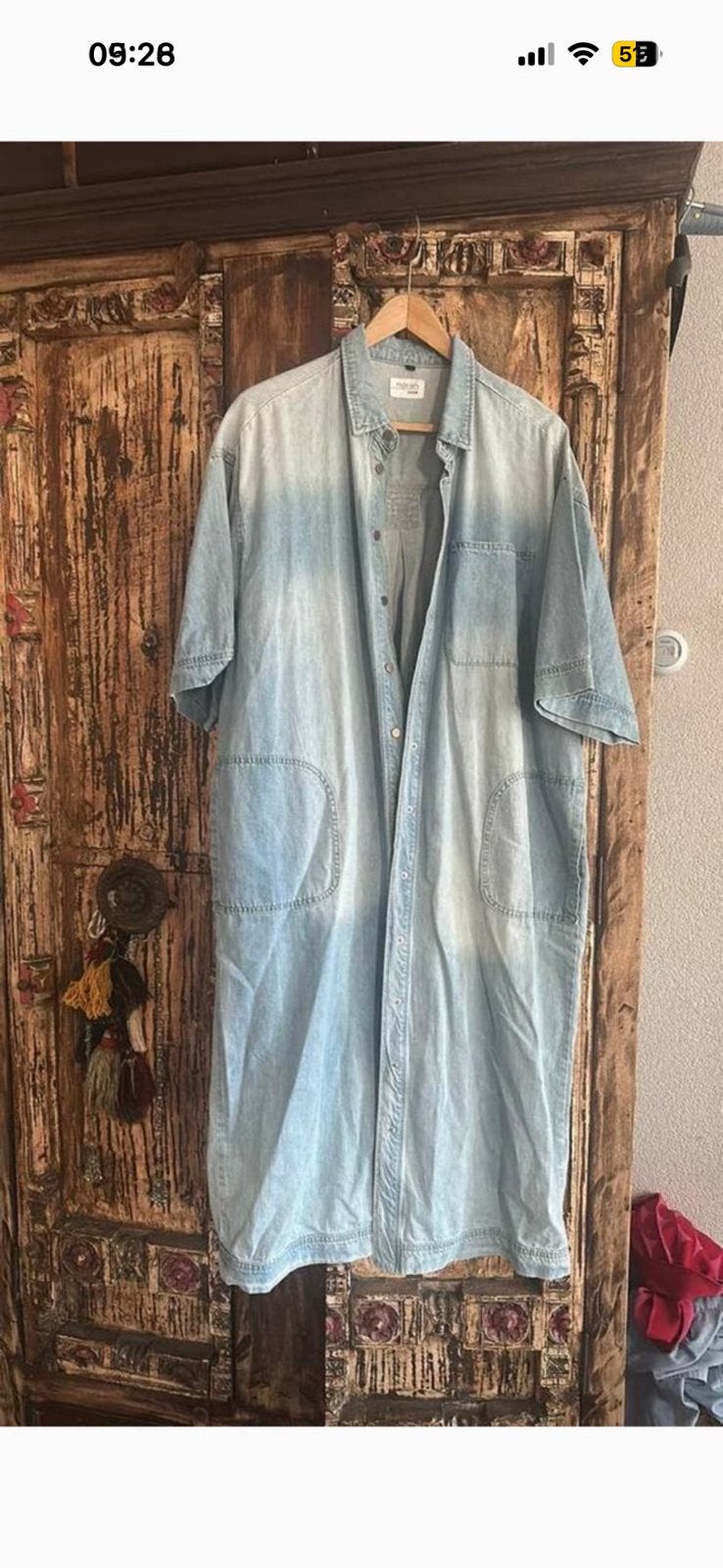 Norah jeans jas 46, Kleding | Dames, Grote Maten, Ophalen of Verzenden, Zo goed als nieuw, Blauw, Broek of Spijkerbroek