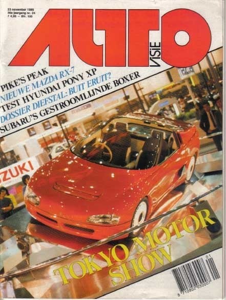 Autovisie 24 1985 : Subaru XT Turbo 4WD - Mazda RX7 Turb, Ophalen of Verzenden, Gelezen, Algemeen