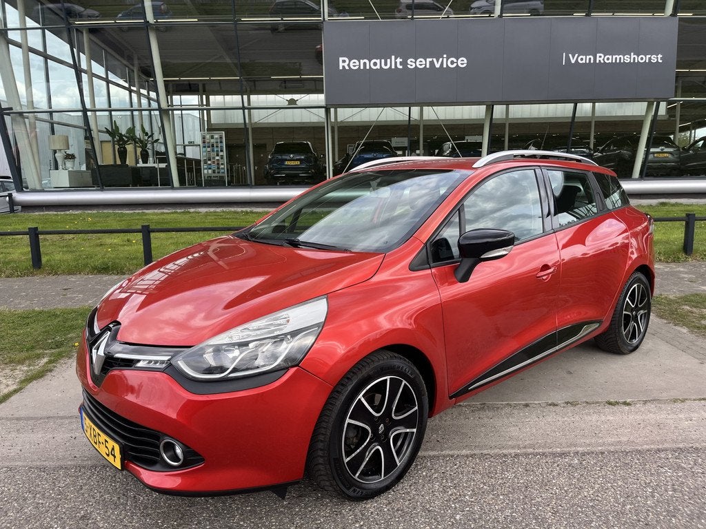 Renault Clio Estate 0.9 TCe Expression / Trekhaak / Airco /, Voorwielaandrijving, Stof, Zwart, Origineel Nederlands