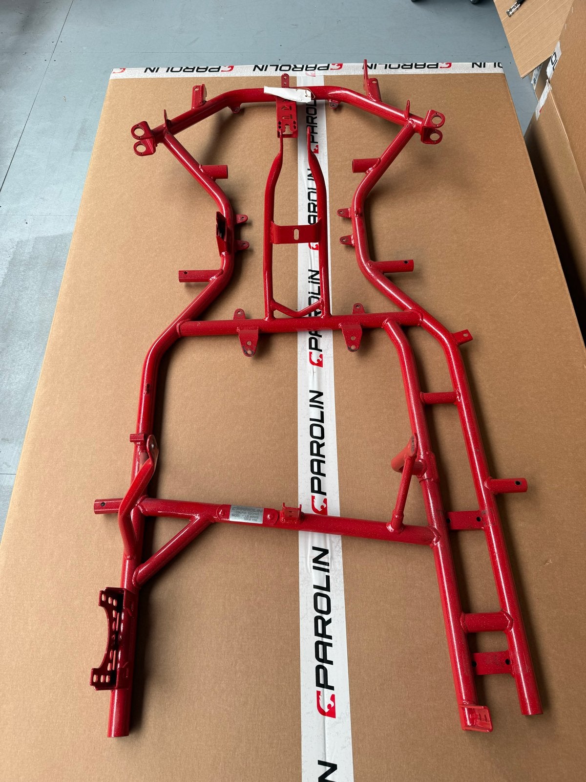 Parolin Kart Frame Rood - Gebruikt DD2, Ophalen, Gebruikt, Kart