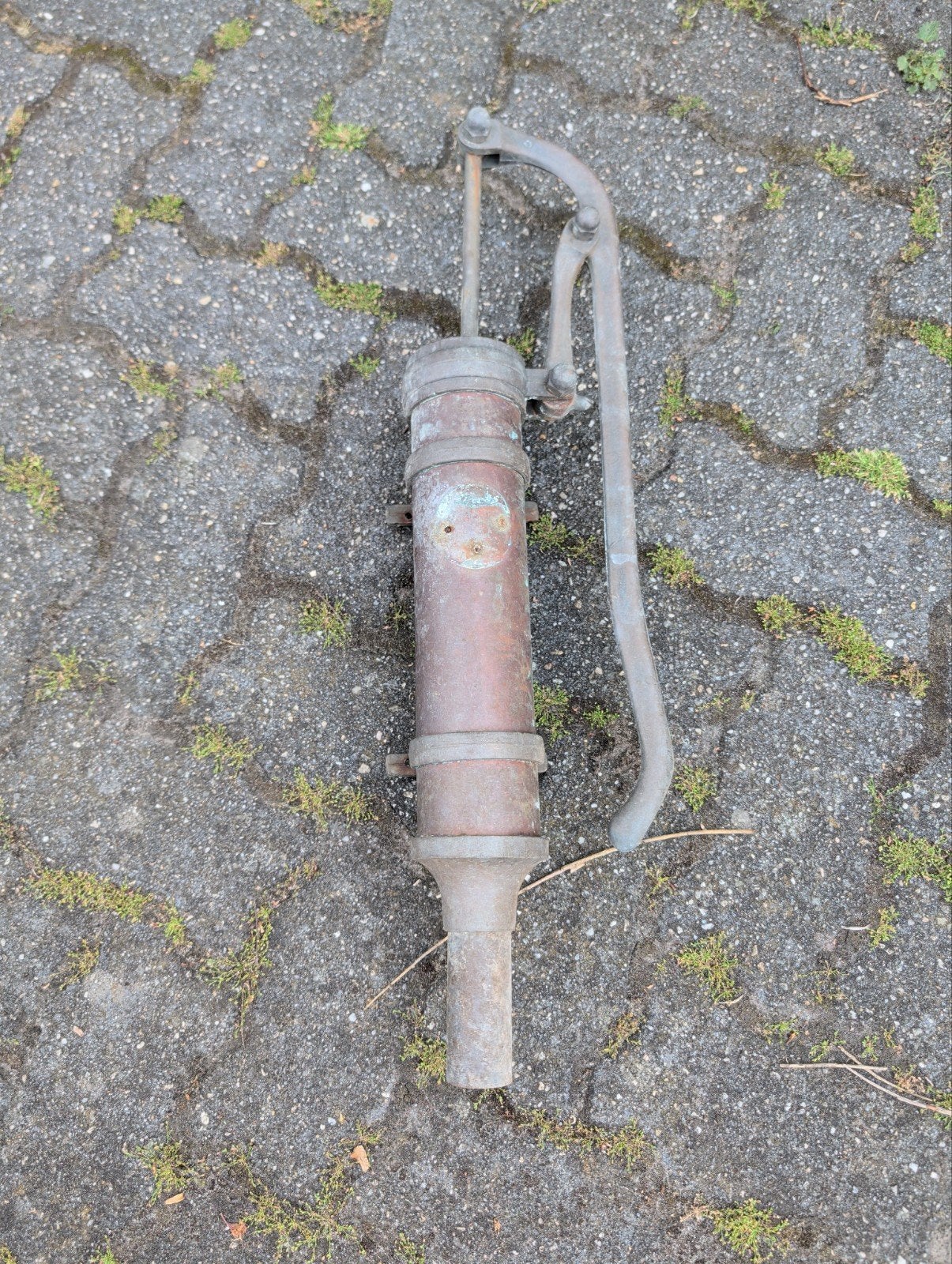 Antieke koperen waterpomp - ca. 60 cm hoog, Ophalen of Verzenden
