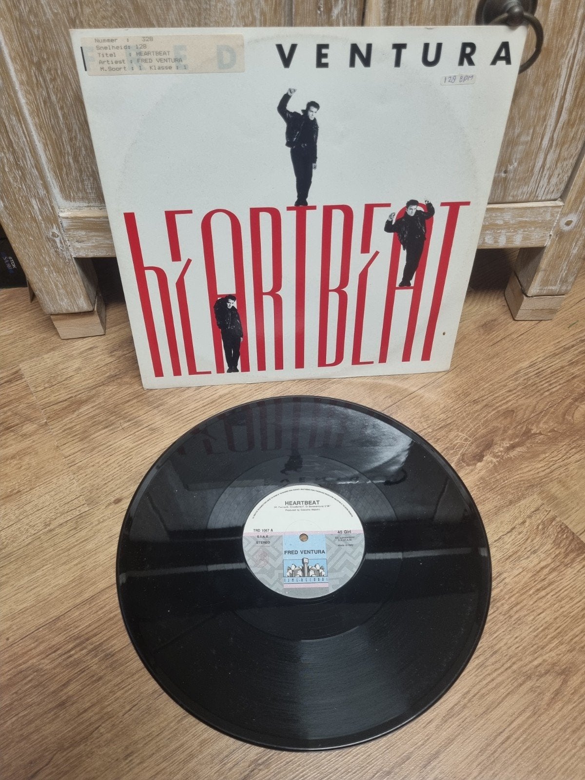 12"Fred Ventura – Heartbeat, Ophalen of Verzenden, Zo goed als nieuw, Overige formaten, Disco