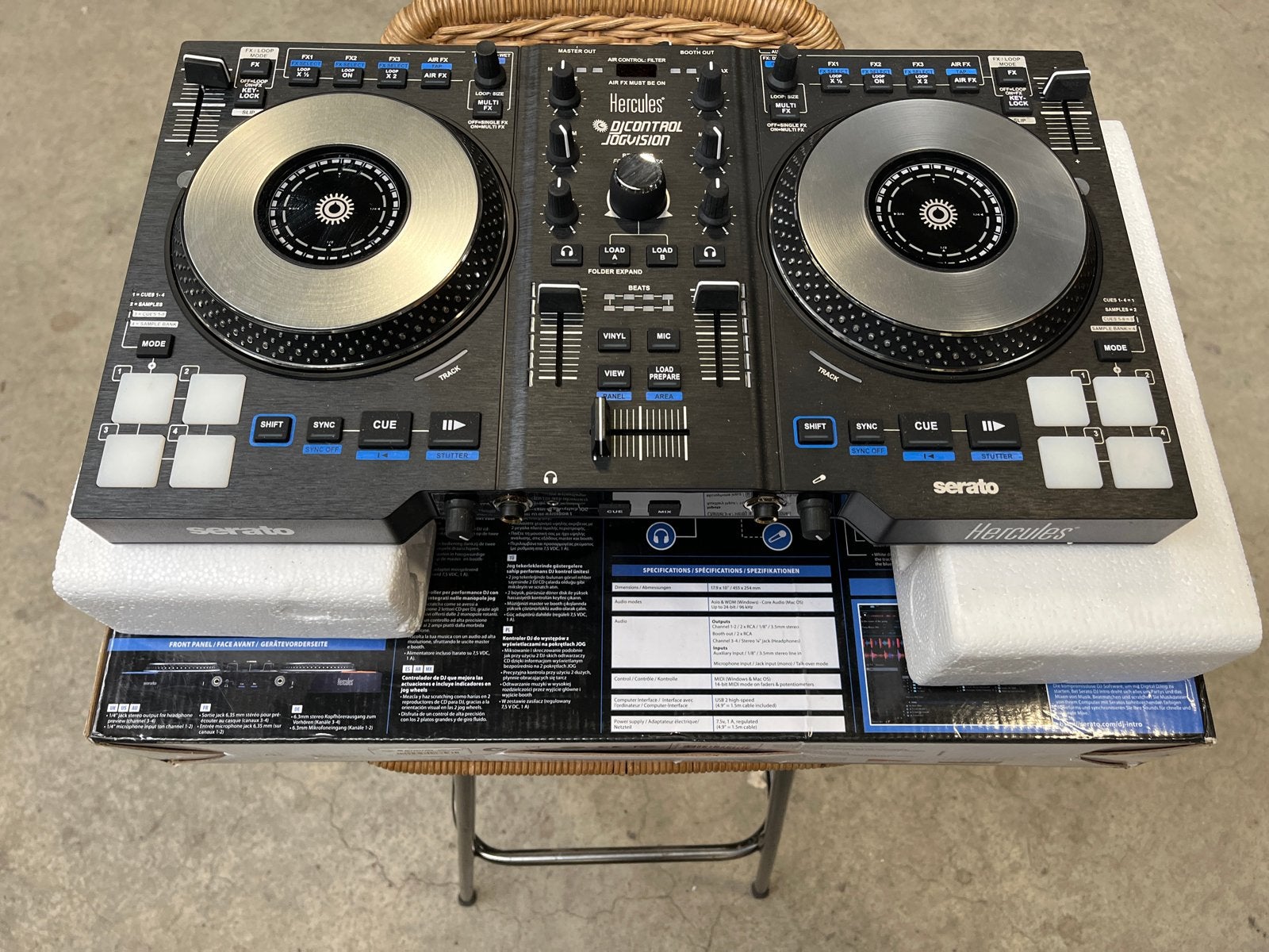 Hercules DJControl Jogvision DJ Controller, Overige merken, Adres, Dj-set, Hercules